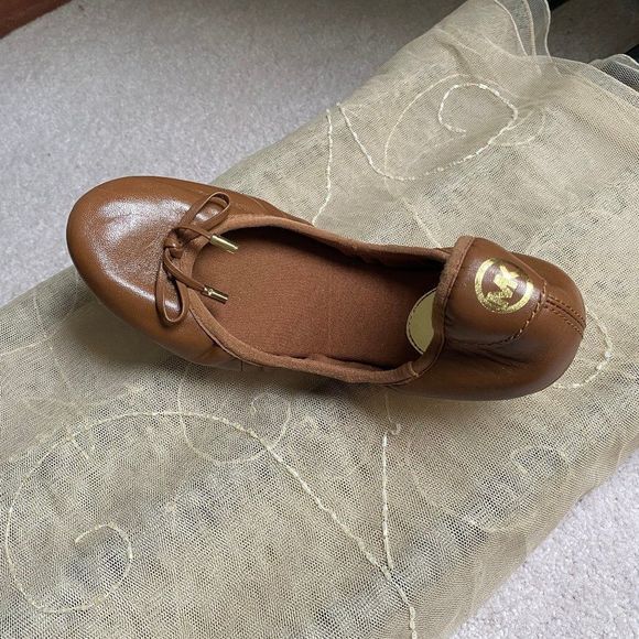MICHAEL KORS Women City Leather Ballet Flats - NEW NWOB - Picture 6 of 8